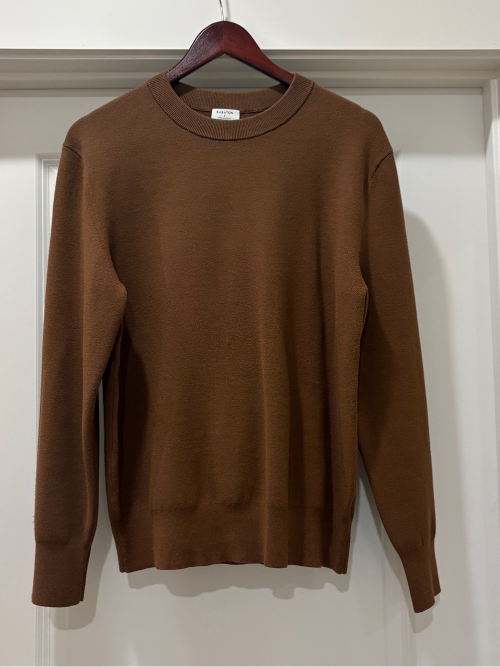 Aritzia Calloway Chocolatier Crew Neck Long Sleeve Sweater Sz Small - Picture 2 of 11